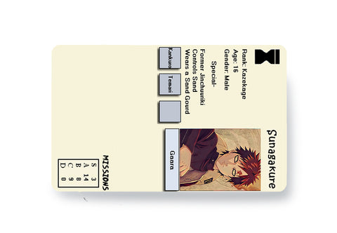 Gaara - Card Skins