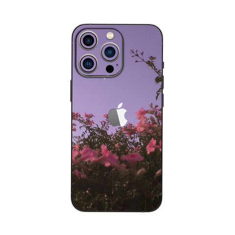 Aesthetics Night Sky Floral - Mobile Skin