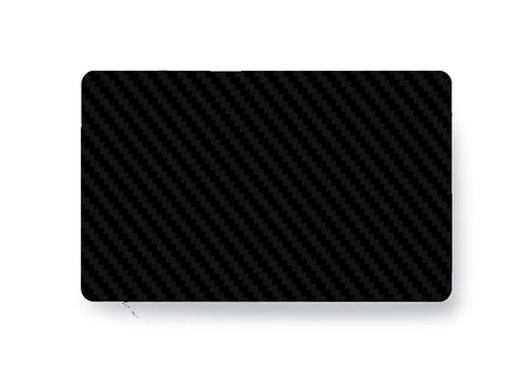 Black Carbon Fiber - Card Skins