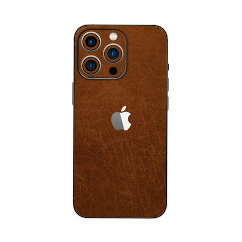 Brown Leather - Mobile Skin