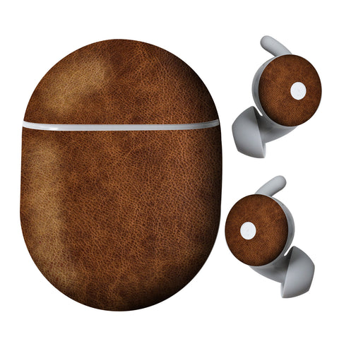 Brown Leather -  Google Pixel Buds A-Series Skins
