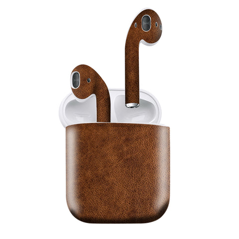 Brown Leather - Airpods 1/2/3 Skin