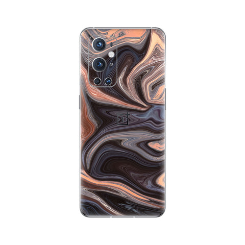 Brown Liquid Marble - Mobile Skin