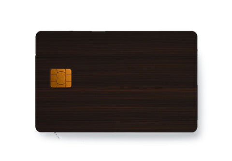 Dark Brown Wood - Card Skins