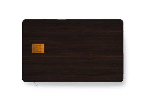 Dark Brown Wood - Card Skins