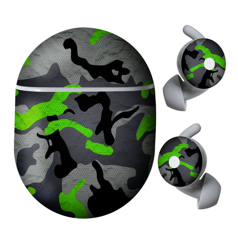 Green Military Camo -  Google Pixel Buds A-Series Skins