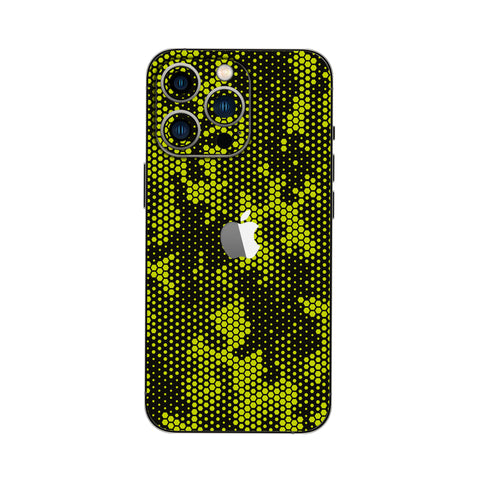 Green Neon Hive camo - Mobile Skin