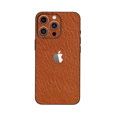 Light Brown Leather - Mobile Skin