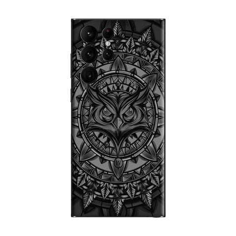 Mighty Owl Black - Mobile Skins