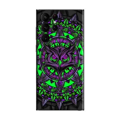 Mighty Owl Green - Mobile Skins