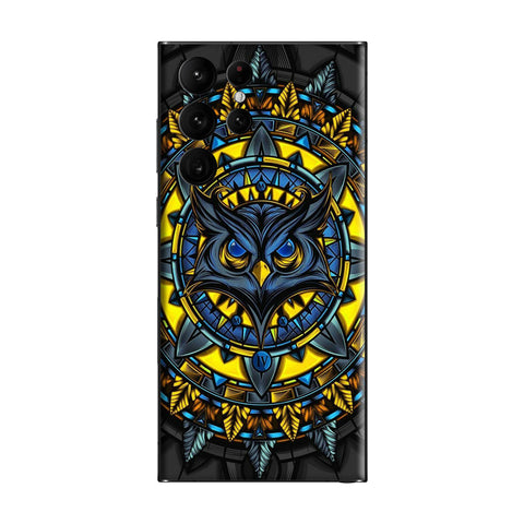 Mighty Owl Yellow - Mobile Skins