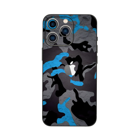 Military Abstract Blue Camo - Mobile Skin