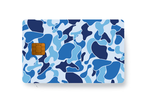 Blue Camo - Card Skins