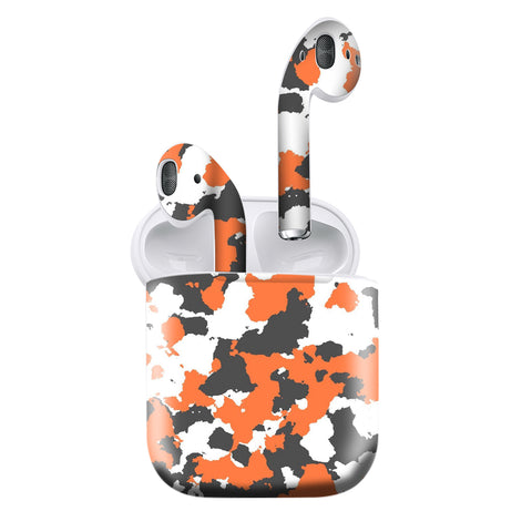 Orange Camo - Airpods 1/2/3 Skin