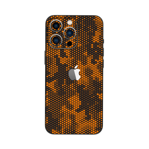 Orange hive camo - Mobile Skin