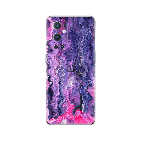 Purple Liquid Marble - Mobile Skin