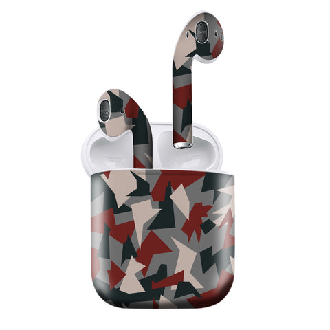 Red Camo - Airpods 1/2/3 Skin