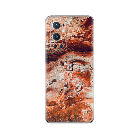 Red Texture Marble  - Mobile Skin