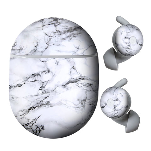 White Marble -  Google Pixel Buds A-Series Skins