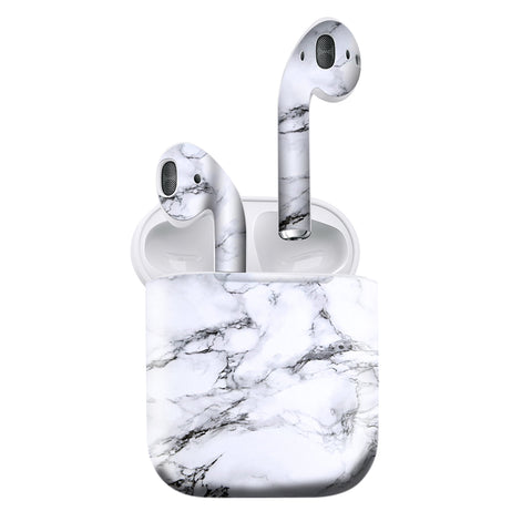 White Marble - Airpods 1/2/3 Skin