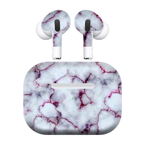 White Red Marble  -  Airpods Pro | Pro 2 Skin