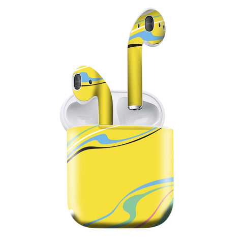 Yellow Marble - Airpods 1/2/3 Skin