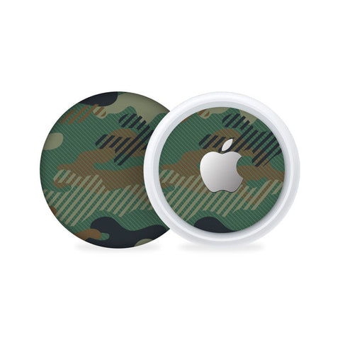 Military Green Camo AirTag Skin