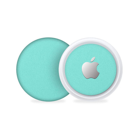 Matte Mint Blue AirTag Skin