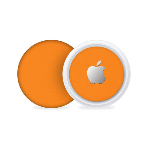 Matte Orange AirTag Skin