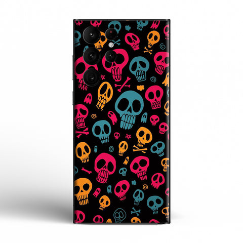 Skull Doodle 02  - Mobile Skins