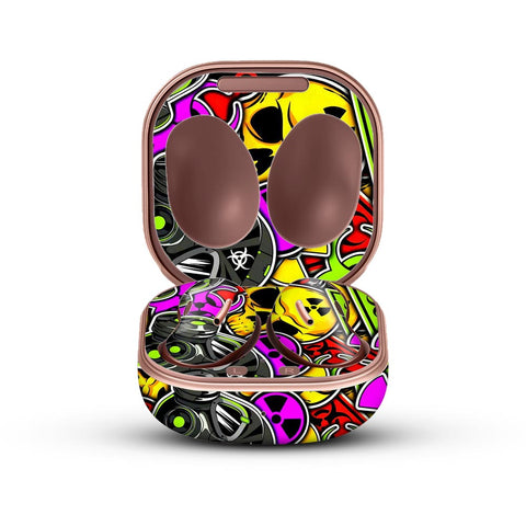 Toxic StickerArt - Galaxy Buds Live Skin