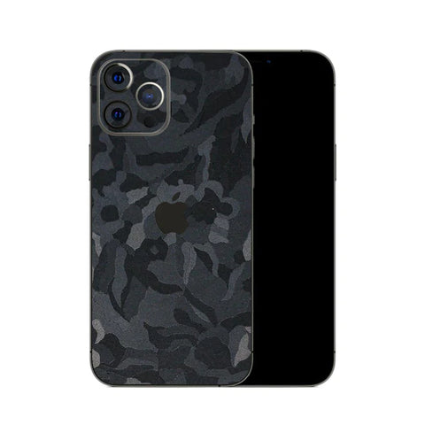 Black Textured Camo - Mobile Skin