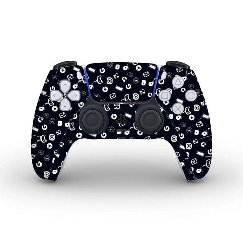 Black Doodle - PS5 Controller Skins