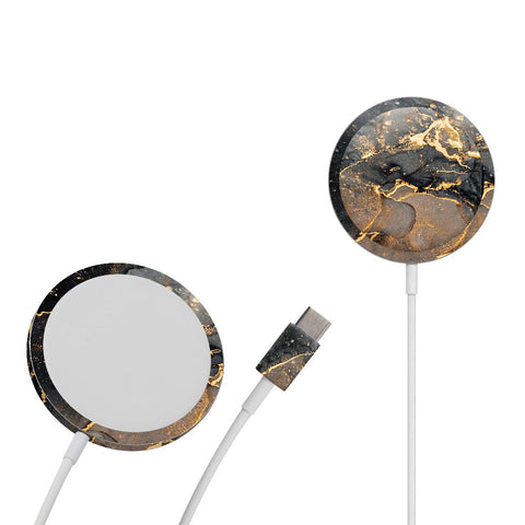 Black Gold Marble - Apple Magsafe Skin