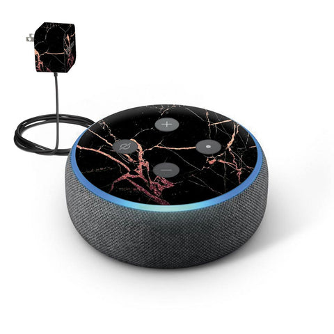 Black Marble - Amazon Echo Dot (3rd Gen) Skins