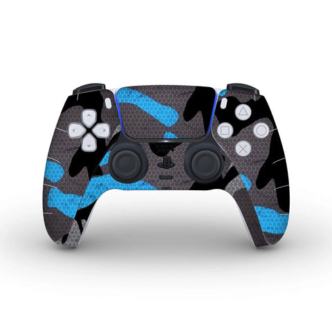 Blue Camo Pattern - PS5 Controller Skins