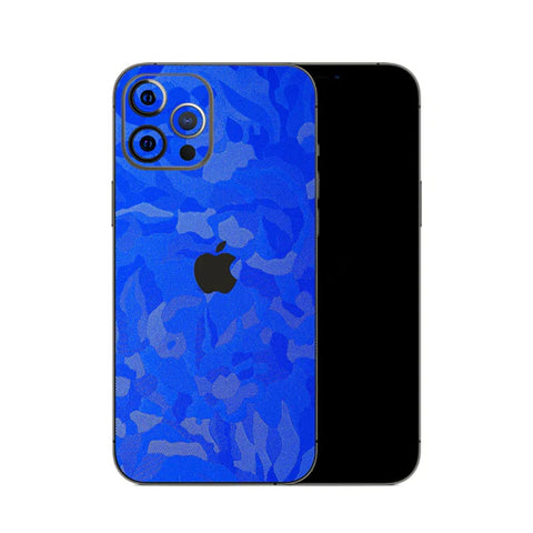 Blue Textured Camo - Mobile Skin