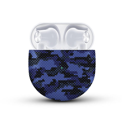 Blue Hive Camo - Oneplus Buds Skin