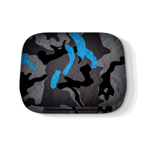 Blue Pattern Camo - Oneplus Buds Pro Skin