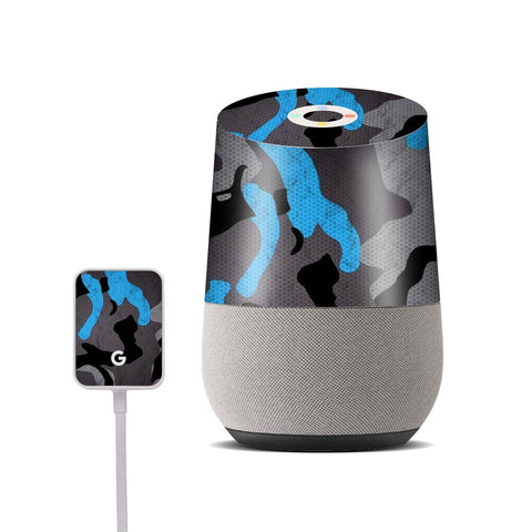 Blue Pattern Camo - Google Home Skins