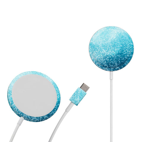 Blue Pixels - Apple Magsafe Skin