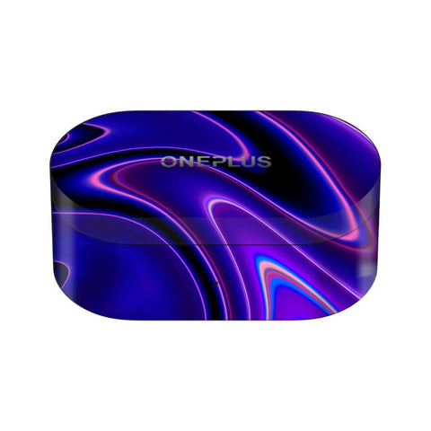 Dark Blue Liquid Marble - OnePlus Nord Buds Skin