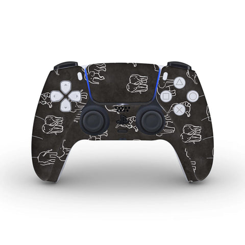 Elephant Doodle - PS5 Controller Skins