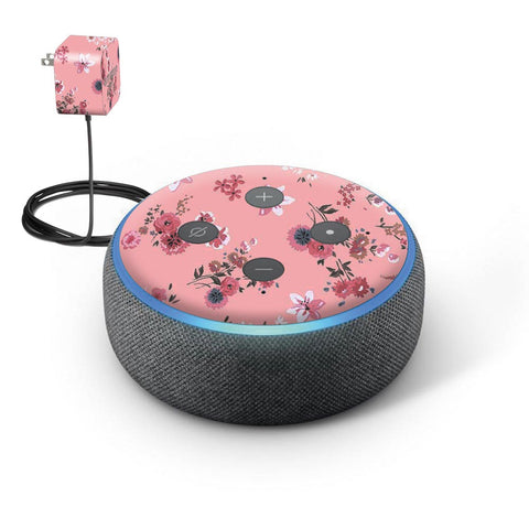 Floral Pink - Amazon Echo Dot (3rd Gen) Skins