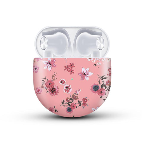 Floral Pink - Oneplus Buds Skin