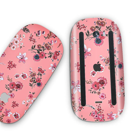 Floral Pink  - Apple Magic Mouse 2 Skins