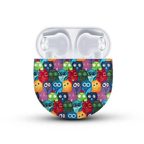 Funny Owl Pattern - Oneplus Buds Skin