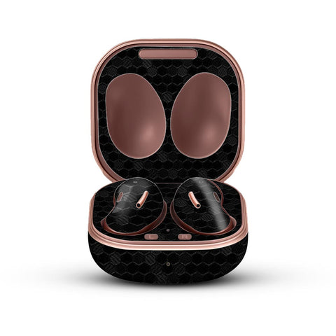 Honeycomb Black - Galaxy Buds Live Skin