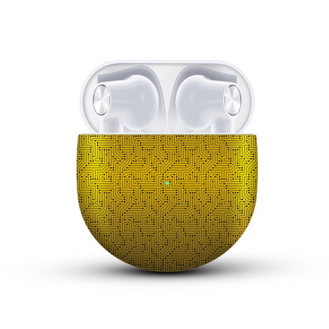 Golden Circuit - Oneplus Buds Skin