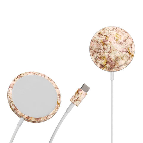 Gold Peach Marble - Apple Magsafe Skin